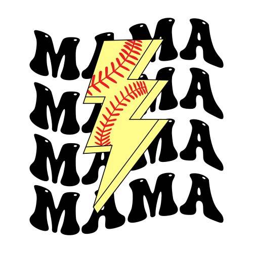 Unic mama t-shirt design Vector Image