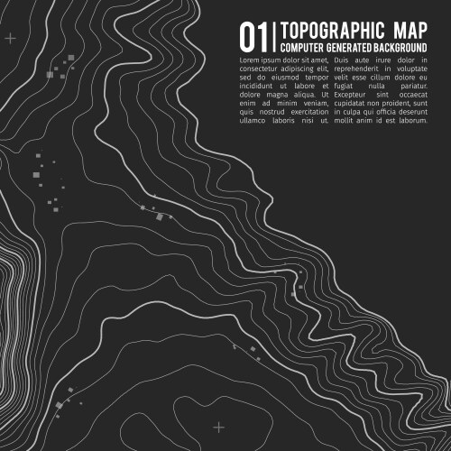 Abstract topographic colour map wallpaper Vector Image