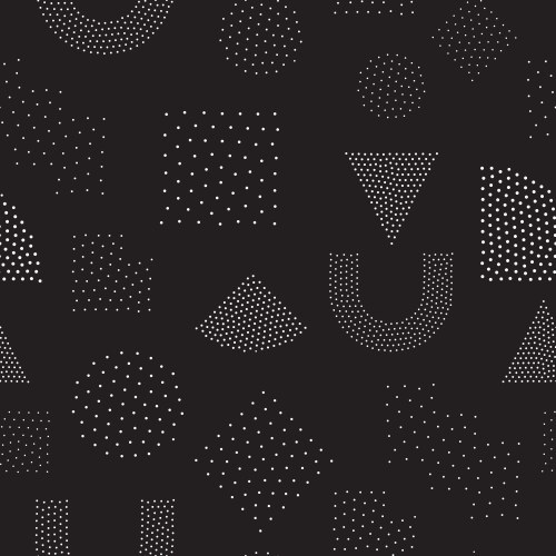 Dotted line geometric seamless pattern Royalty Free Vector