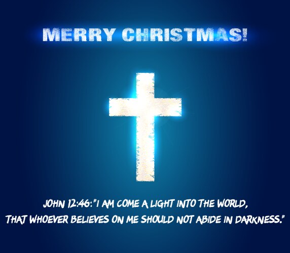 Christmas bible verses vector image