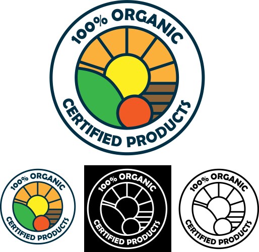 organiclogo-04 vector image