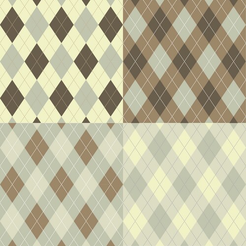 Blue argyle diamond sweater seamless pattern – Royalty-Free Vector ...