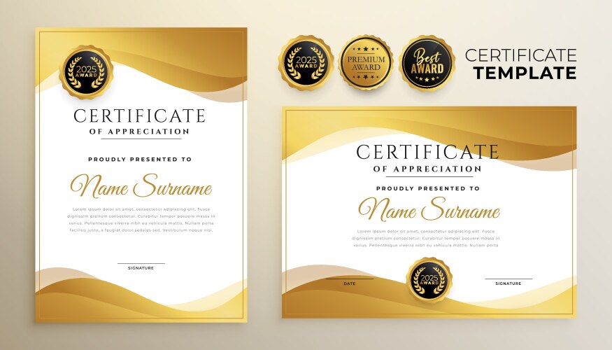Certificate Appreciation Vector Images Over 15 000 Certificate Appreciation Vector Images Over 15 000