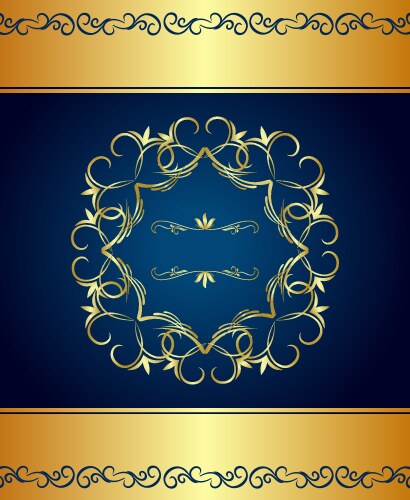 Vintage floral design Royalty Free Vector Image
