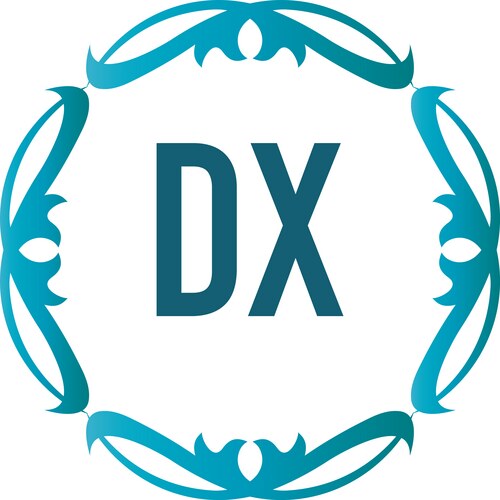 Initial letter dx elegance logo design template – Royalty-Free Vector ...