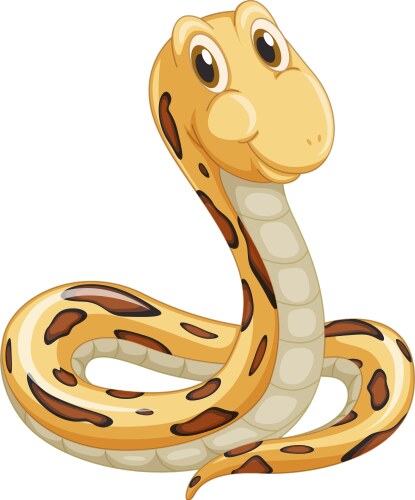 Cute snake Royalty Free Vector Image - VectorStock