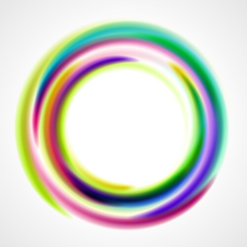 Abstract smooth light circle background Royalty Free Vector