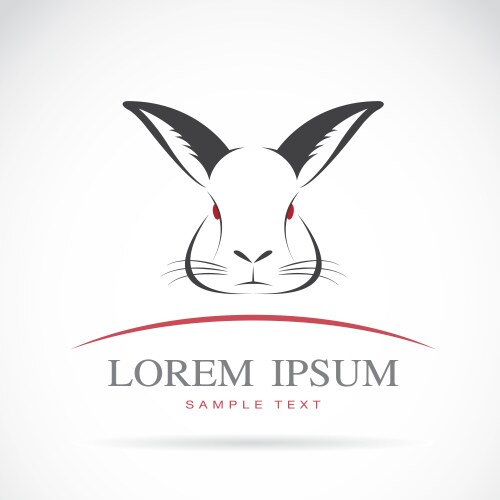 Vector Hd Rabbit Rabbit Royalty Free Vector Image - VectorStock
