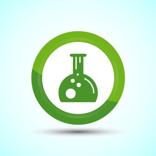 Lab flask icon design chemical Royalty Free Vector Image