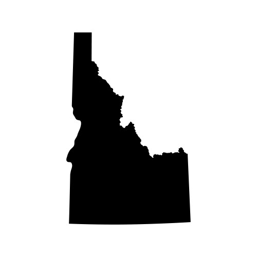 Idaho State Map Vector Image