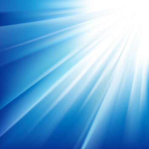 Blue sky with glaring sun Royalty Free Vector Image