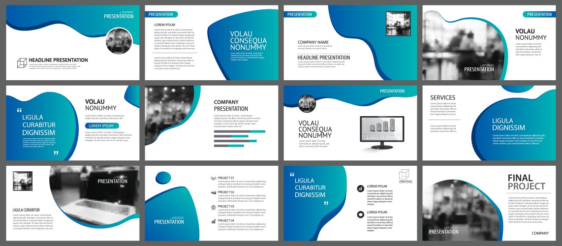 Slideshow Background Layout Presentation and slide layout background design Vector Image