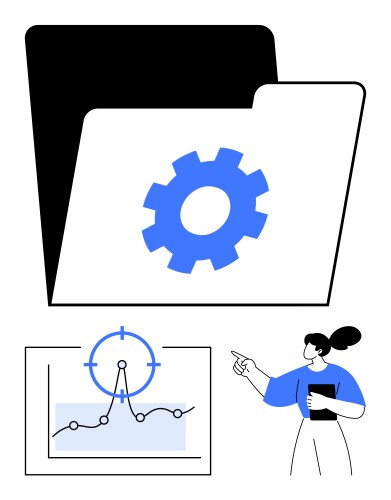Data analysis and project workflow with file vektorbild