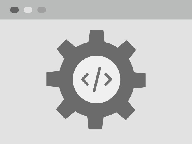 Code optimization icon image vektorbild