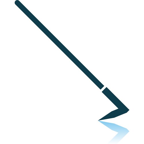 Icon hoe ripper Royalty Free Vector Image - VectorStock