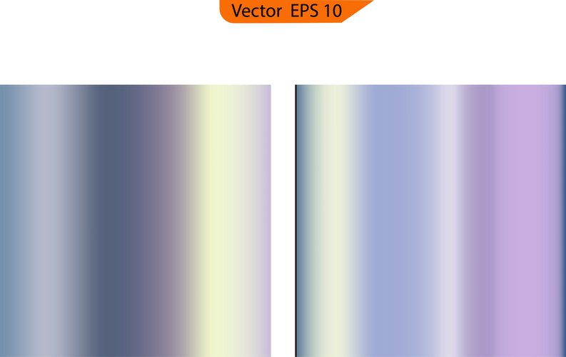 Iridescent Gradient Swatches – Royalty-Free Vector | VectorStock
