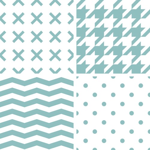 Seamless white polka dots navy blue background Vector Image