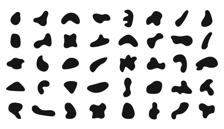 blob shape abstract irregular shapes random vector