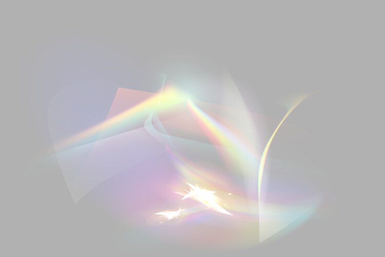 Rainbow light prism effect transparent background – Royalty-Free Vector ...