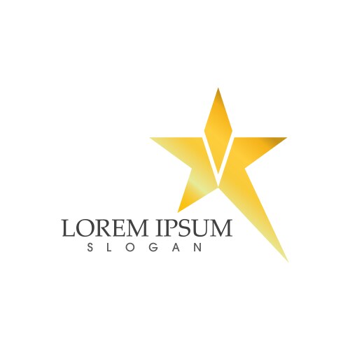 Star logo and symbol icon template Royalty Free Vector Image