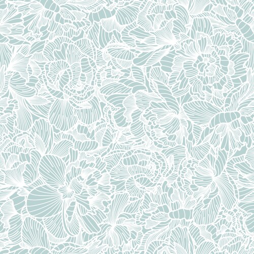 Peony seamless pattern Royalty Free Vector Image