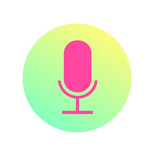 Pink microphone Vector Images & Graphics for Commercial Use | VectorStock