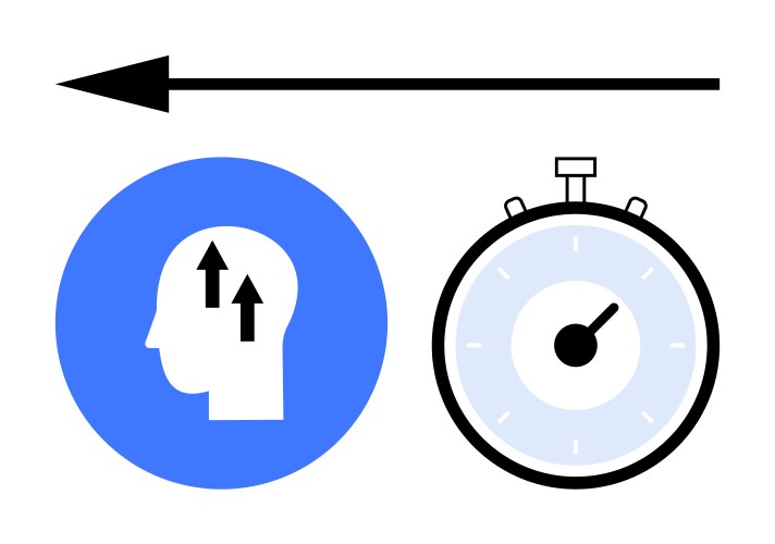 Progressing forward with timely execution vector image