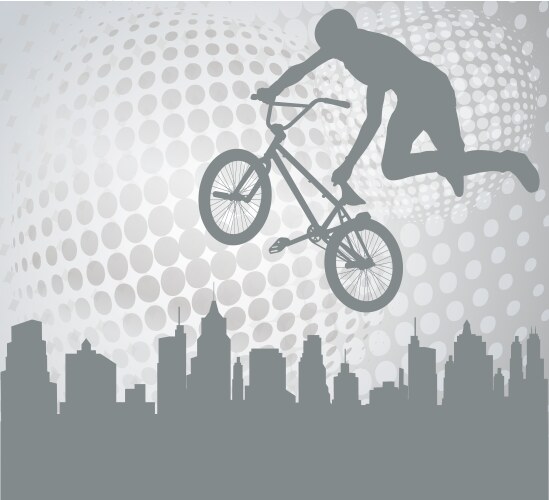 Cycling bmx Royalty Free Vector Image - VectorStock