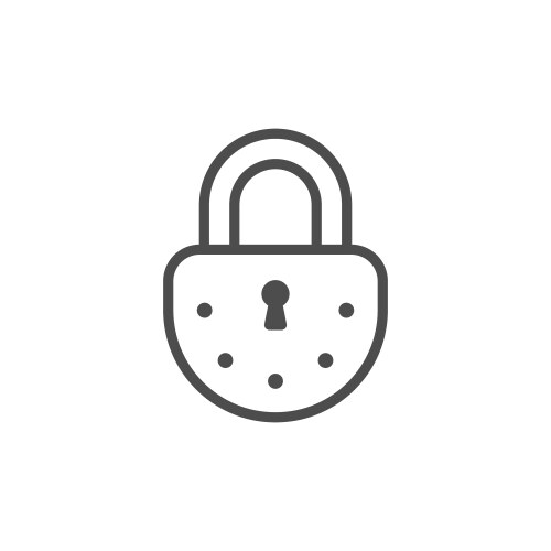 Lock icon Royalty Free Vector Image - VectorStock
