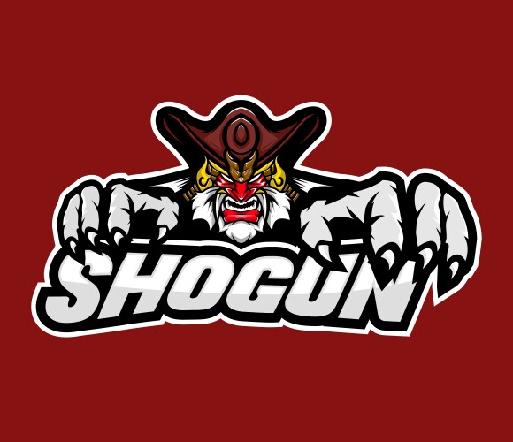Shogun Monster Logo Vector Image