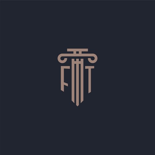 Wm initial monogram logo for law office lawyer – Royalty-Free Vector ...