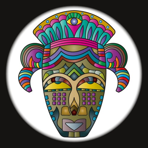 Ethnic tribal mask Royalty Free Vector Image - VectorStock