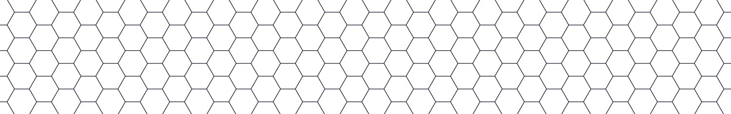Seamless honeycomb pattern with hexagonal grid vector image
