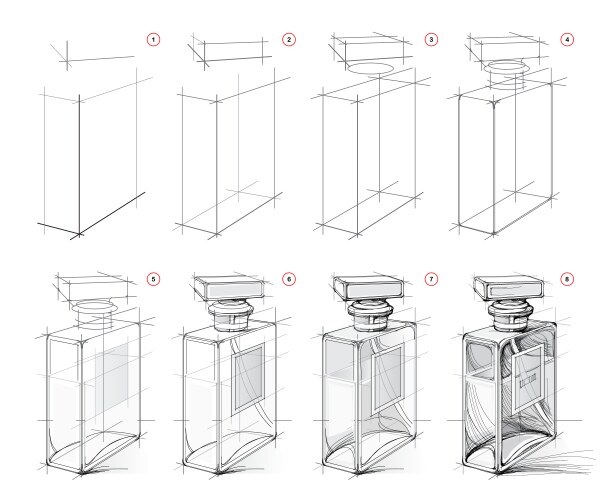 page shows how to learn draw from life sketch vector image