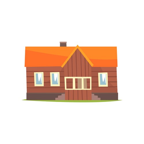 Modern cottage exterior house real estate property – Royalty-Free ...