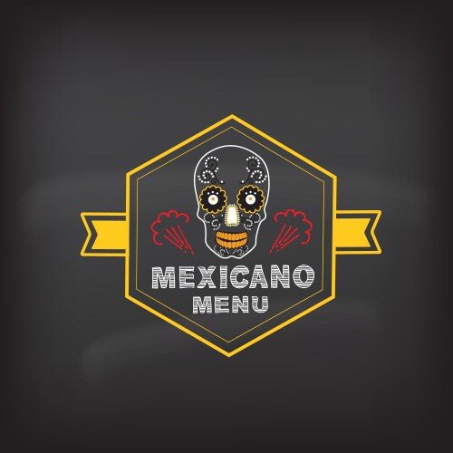 Menu mexican design Royalty Free Vector Image - VectorStock
