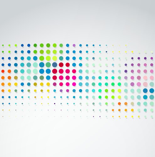 Abstract cmyk halftone background Royalty Free Vector Image