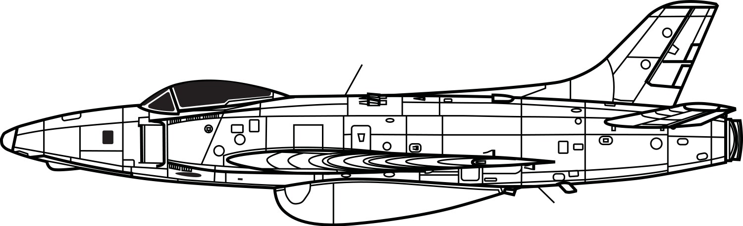 supermarine swift vector image