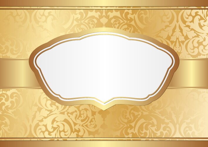 Golden background Royalty Free Vector Image - VectorStock