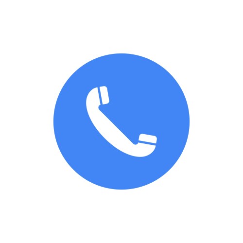 Phone call button icons Royalty Free Vector Image