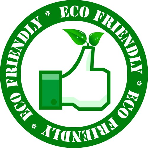 Eco friendly label Royalty Free Vector Image - VectorStock