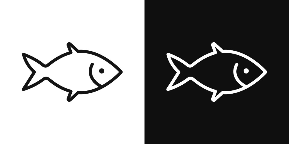 Fish icon Royalty Free Vector Image - VectorStock