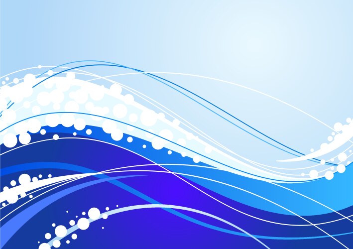 Abstract sea background vector image