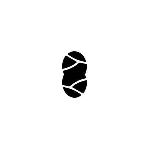 Silk worm cocoon icon simple style big sale Vector Image