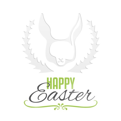 Elegant Easter Script Lettering Royalty Free Vector Image