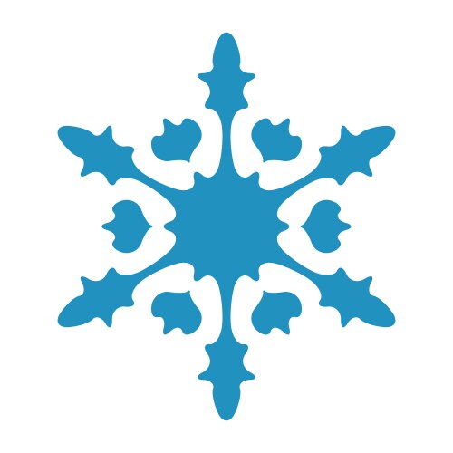 Snowflake Royalty Free Vector Image - VectorStock