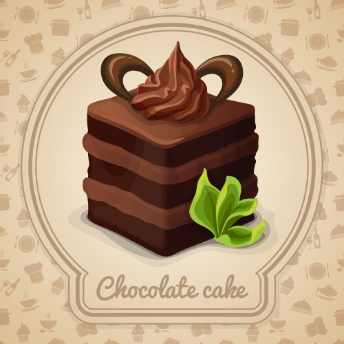 Cupcake cafe poster Royalty Free Vector Image - VectorStock