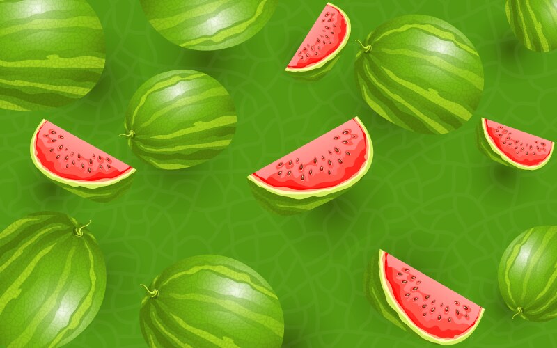Watermelon background Royalty Free Vector Image