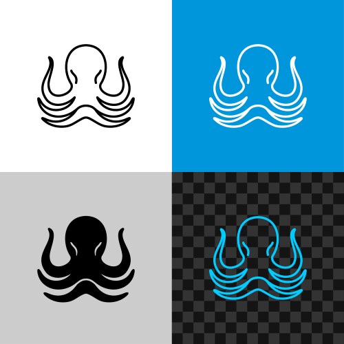 Octopus Line Art Vector Images (over 3,800)