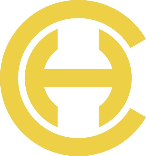 Elegant 'CH' Monogram Logo Vector Image